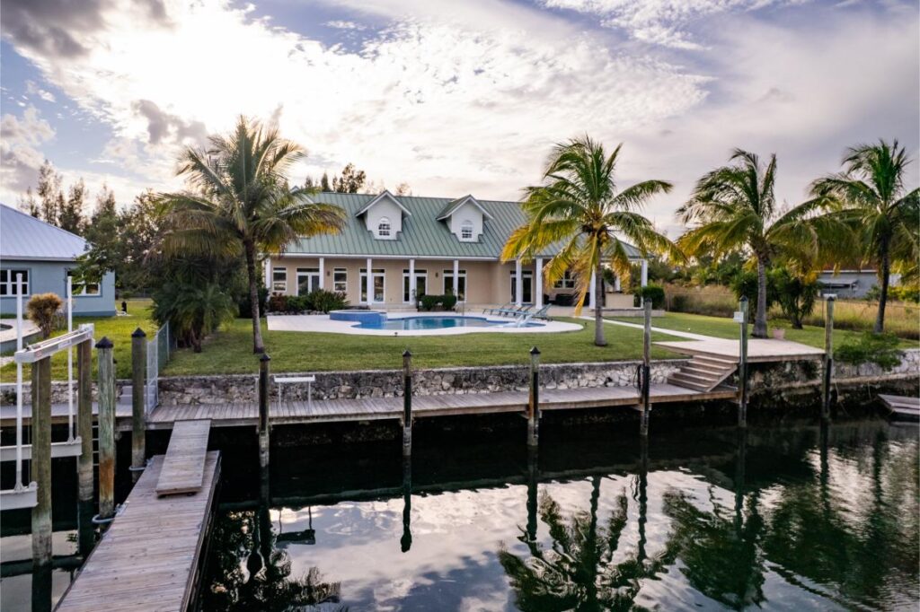 Waterfront home in Abaco Bahamas